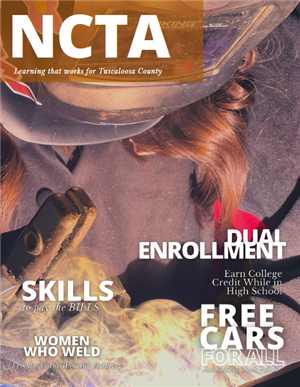cover of NCTA Magazine; title: NCTA, photo of welder